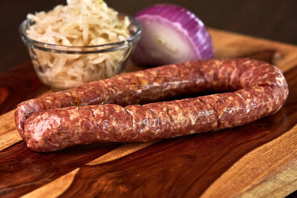 Beef Smoked German Sausage Holy Cow Beef